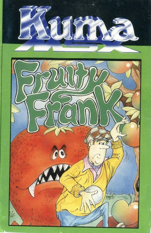 Fruity Frank box art for MSX